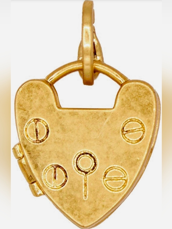Clare V Jewelry - Clare V Padlock Locket Vintage Gold Color. New With Tag.